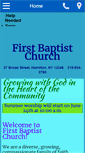 Mobile Screenshot of firstbaptistchurchhamilton.org